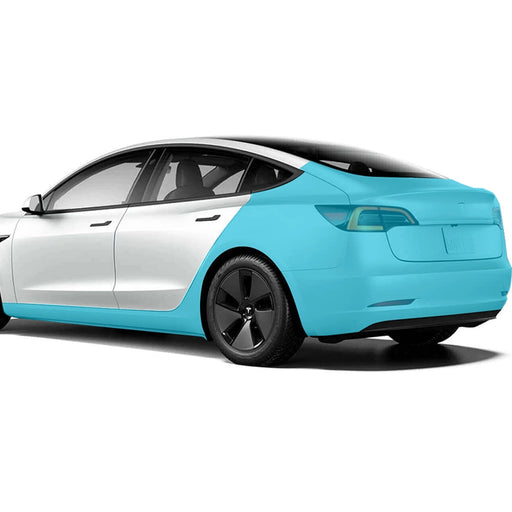 Compatible with Tesla Model 3 (2017-24) Full Rear End PPF Kit TPU Pre-Cut Paint Protection Film Clear Bra - FREE Piece Included