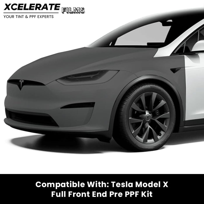 Tesla Model 3 White Satin PPF Wrap
