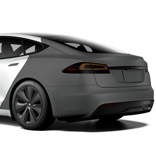 XCelerate Films Compatible with Tesla Model S (2021-23) Full Rear End PPF Kit TPU Pre-Cut Paint Protection Film Clear Bra